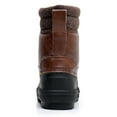thumbnail image 5 of Blikcon Kids Boys & Girls Faux Fur-Lined Waterproof Winter Snow Boots (Color : Brown, Size : 11 Little Kid), 5 of 9