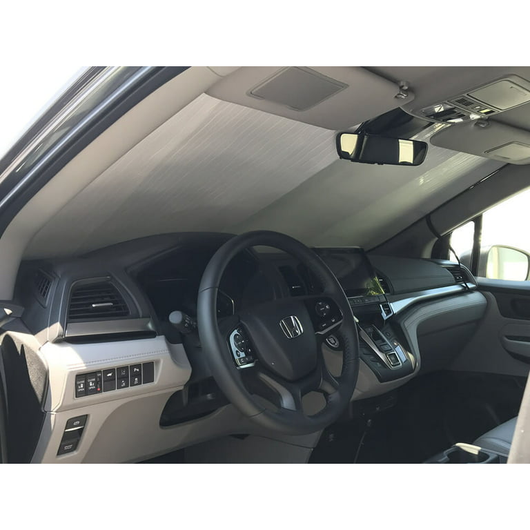 HeatShield, The Original Windshield Sun Shade, Custom-Fit for Honda Odyssey  Minivan w/ Sensor 2018, 2019, 2020, 2021, Silver Series 