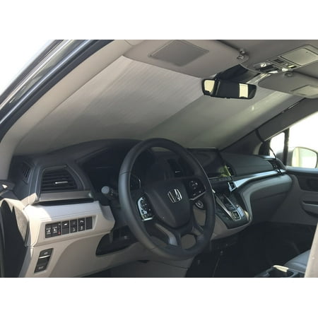 The Original Auto Sunshade, Custom-Fit for Honda Odyssey Minivan w/ Sensor 2018, 2019, Silver