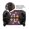 thumbnail image 4 of Balery Buffalo Plaid And Butterflys Luggage Cover Protector, Scratch And Dirt Resistant, Fits 18-32 Inch Luggage - Small, 4 of 9