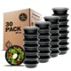 thumbnail image 1 of Freshware - Contenedores para comida, con tapa, libres de BPA, apilables, aptos para el microondas/lavavajillas/congelador, control de porciones para 21 fías, 680g. multiuso, 30 Pack, 28oz, 1 of 9