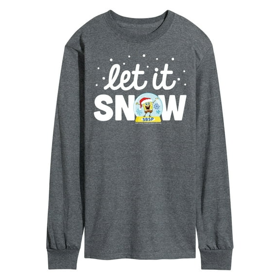 SpongeBob SquarePants - Let It Snow - Men's Long Sleeve T-Shirt