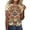 Khaki, variant on Graphic Tennis Tees for Women T-Shirts T German Oktoberfest Bavarian National Dress Print Casual Loose Round Neck Short Sleeve Tee for Women Yellow M