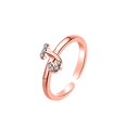 thumbnail image 2 of Letter Ring 26 English Letter Art Design Combination Diamond Couple Gift, 2 of 9