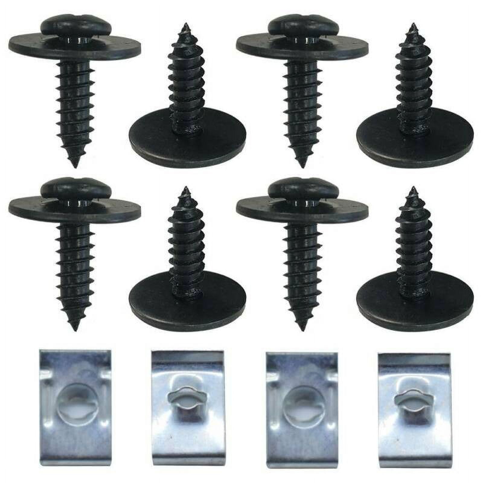Pack of 60 Car Mounting Clips Car Underbody Cover Screws Car Underbody  Screws Underbody Underride Protection Screw Mounting Clip Underbody Screw  Trim