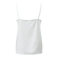 thumbnail image 5 of Womens Summer Tops Dressy Camisole Women Leather Shirt Girls Adventure Top Women Athletic Tops Set Baggy Top Women's Fashion Printing Lace Splicing V-Neck Suspender Vest Blouse White S, 5 of 7