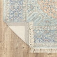 thumbnail image 5 of Oriental Weavers Malabar Hand-made Area Rug - 45301 - 10' x 13' - in Blue/ Red - Vintage Inspired, Hand-Made Rugs, Family, Dining, Living Room Rug, 5 of 7