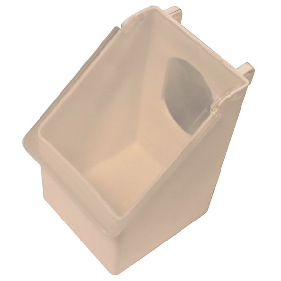 RITE FARM PRODUCTS 1 HOLE PLASTIC QUAIL PIGEON DOVE BIRD OUTSIDE OF CAGE FEEDER