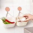 thumbnail image 4 of Yrmaups Wall Mounted Storage Basket for Kitchen, Hanging Vegetable Holder for Onions Garlic Ginger, Plastic Pantry Organizer for Counter, Cabinet, Pantry, RV, 4 of 6