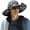 02# B, variant on Solar Fan Hat Breathable Wide Brim Sun Hat for Men Women Sun Bucket Fishing Hats with 2 Solar Fan UPF 50+ Outdoor
