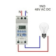 thumbnail image 3 of EJYWPSWD Ac Dc12v 24v 48v 110v 220v 1no1nc 1no 15a 30a Thc Din Rail Weekly 7 Days Programmable Digital Time Switch Relay Timer Controller, 3 of 8