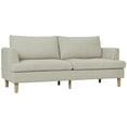 thumbnail image 1 of HOMCOM 3 Seater Sofa w/ Thick Spring Cushions, 74" Modern Upholstered Couch, 1 of 10