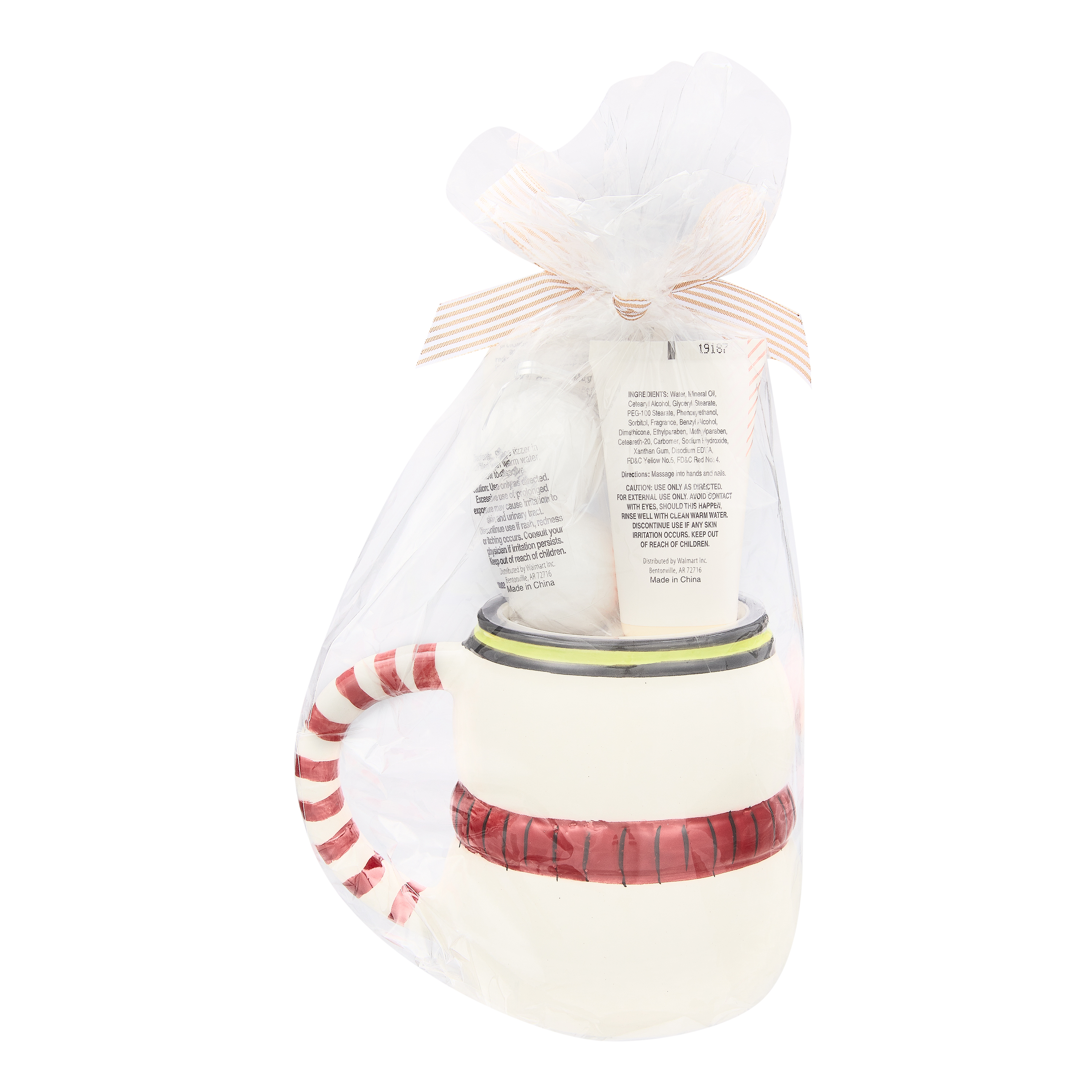 Always Made with Joy 4-Piece Snowman Mug, Hand Cream and Bath Fizzer Gift Set - image 4 of 4