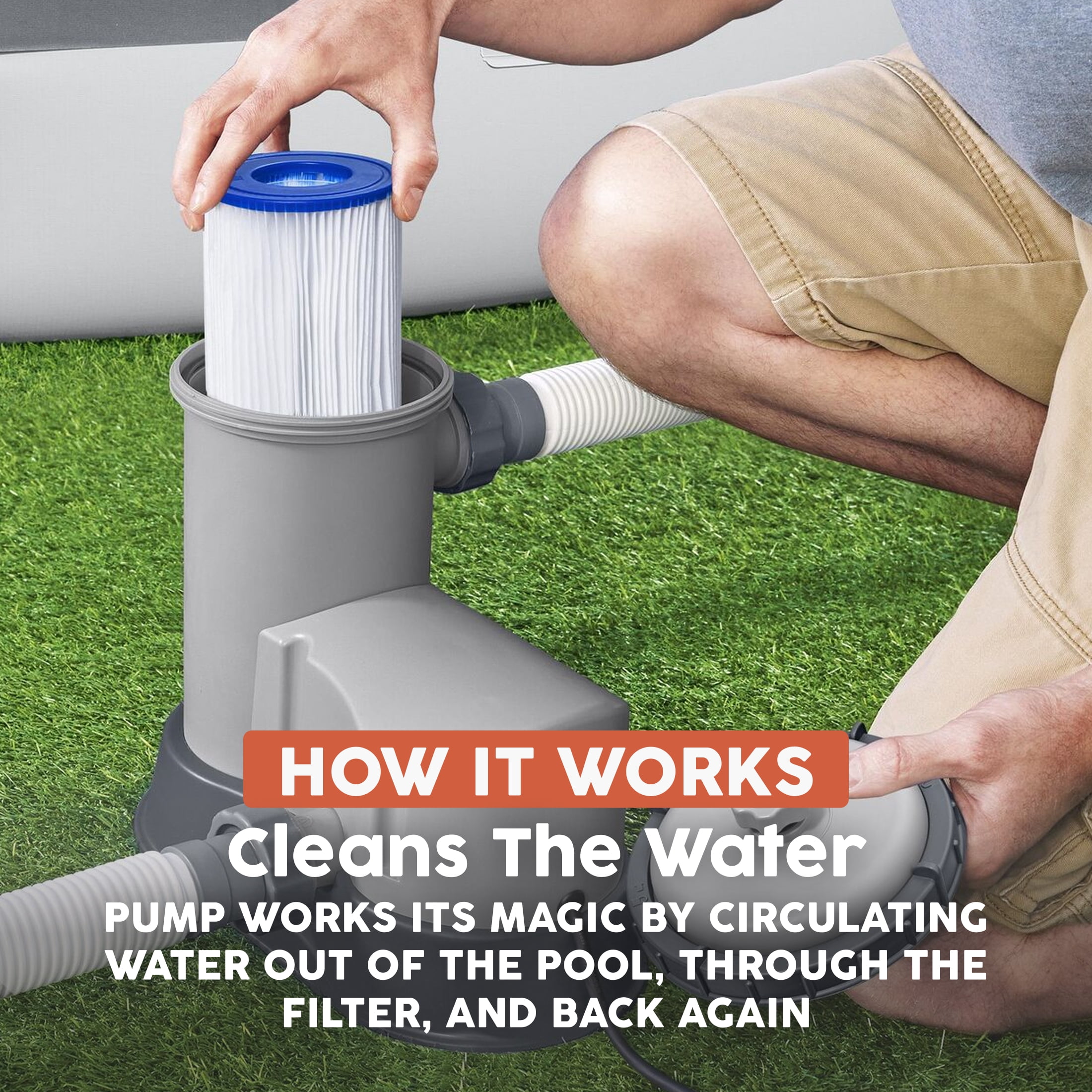 Flowclear 1500GAL Above Ground Pool Filter Pump