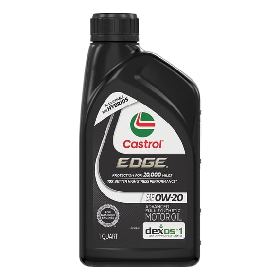 Castrol EDGE 0W-20 Advanced Full Synthetic Motor Oil, 1 Quart