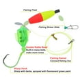 thumbnail image 3 of Unique Bargains Catfish Fishing Rigs Catfish Circle Hooks Peg Floats and Rattler Catfishing Equipment Catfish Float Rigs 40LB Fishing Line Red Yellow 1 Set, 3 of 7