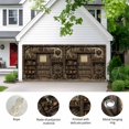 thumbnail image 2 of Farmhouse Wooden Garage Door Cover Banner 7 x 8 FT, Old Vintage Antique Time Cottage Scene Garage Door Curtains Backdrop with Grommets for Indoor Outdoor Wall Party Porch Yard Decorations Background, 2 of 9