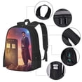 thumbnail image 6 of Doctor Who Backpack, Casual Laptop Backpack for College School, Back To School Gift for Men & Women, Unisex Computer Bag, Fits 15 Inch Notebook, 6 of 9