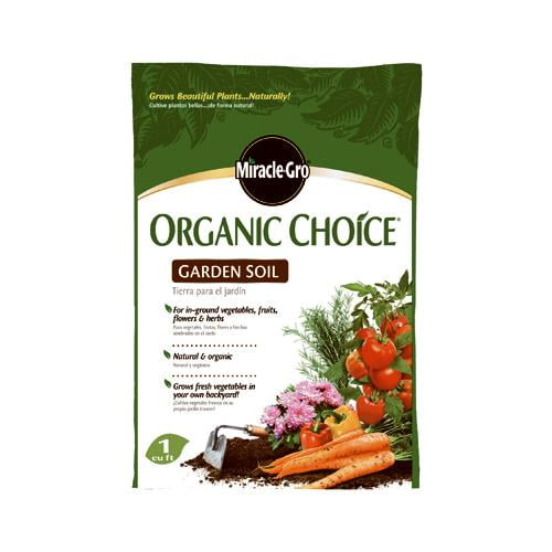 Miracle Gro Organic Choice Garden Soil Com