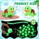 thumbnail image 3 of Juguetes de baño HyDren con forma de tortuga y pato que brillan en la oscuridad, 50 unidades, 7 x 6 cm, 3 of 7