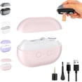 thumbnail image 1 of Vueeze EasyclipsSmart Nail Clipper,glosrity Automatic Electric Nail File,3 in 1 Electric Nail Trimmer and File,with Storage & Light for Seniors Thick Toenails,Rechargeable, 1 of 6