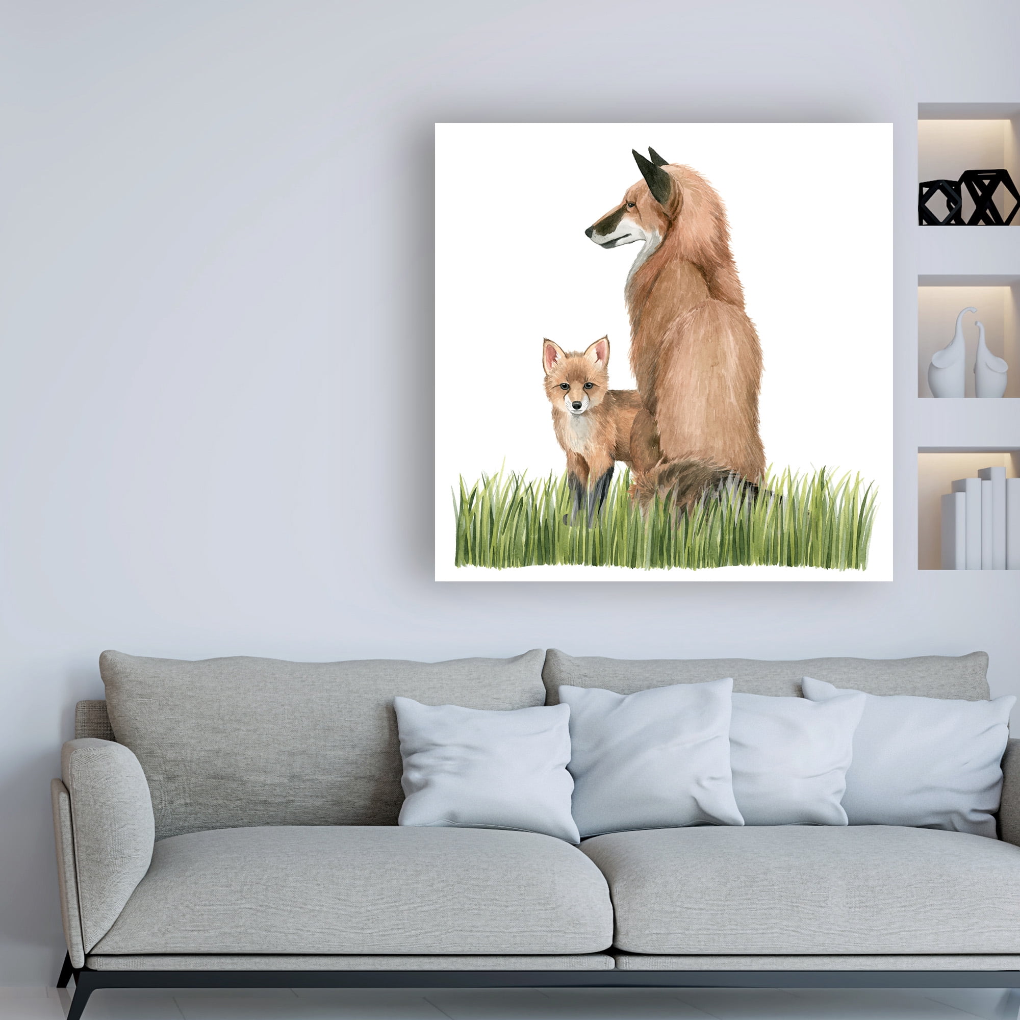 Trademark Fine Art 'Woodland Babes I' Canvas Art by Grace Popp