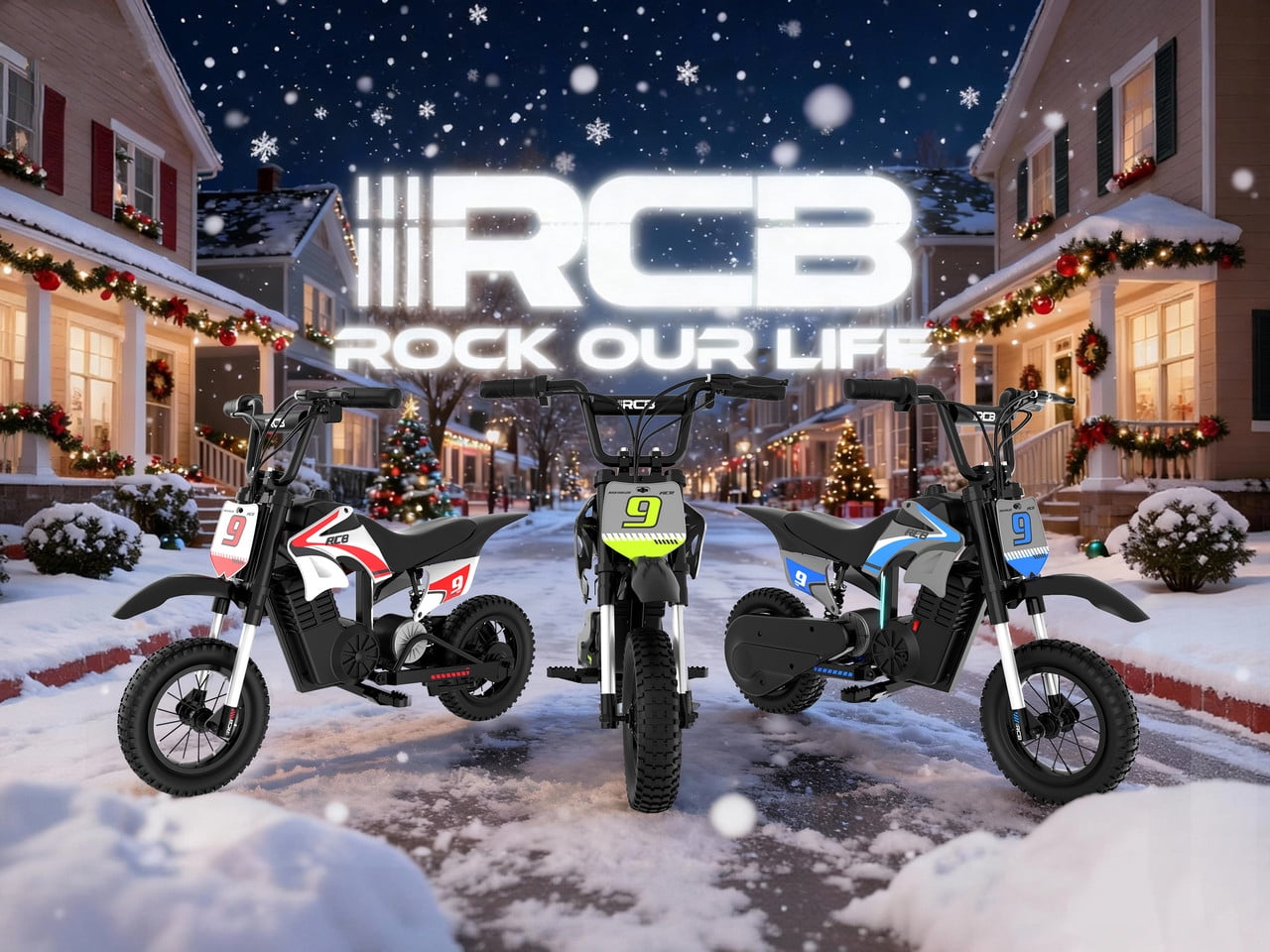 RCB R9XPro 36V Electric Dirt Bike for Kids,350W Electric Motorcycle,3 Speeds up to 15.5mph,10-mile Range,Ages 5+, Blue