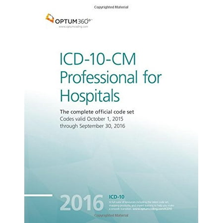 UPC: 9781622540372 | ICD-10-CM Professional for Hospitals 2016 (Paperback)