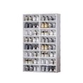 thumbnail image 1 of Intexca Shoe Box with Magnetic Door, 8-Tier Portable Storage Organizer (16 Mid Grids - Clear Door), 1 of 5