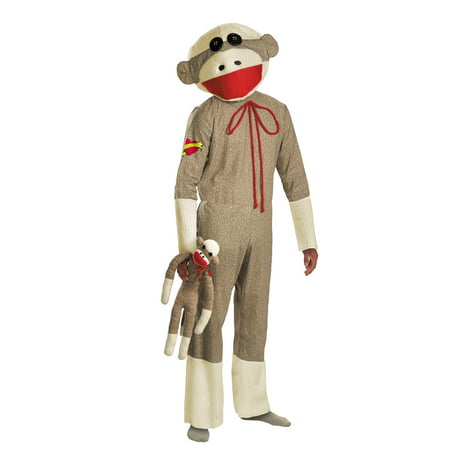 Sock Monkey Adult Halloween Costume
