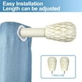 thumbnail image 2 of Urbanest Metrico Adjustable Single Drapery Curtain Rod & Hardware Set, 2 of 6