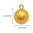 thumbnail image 3 of Miangastore Handicraft Pendants Bell Pendant Copper 4Pcs 0.55x0.55x0.55In, 3 of 8