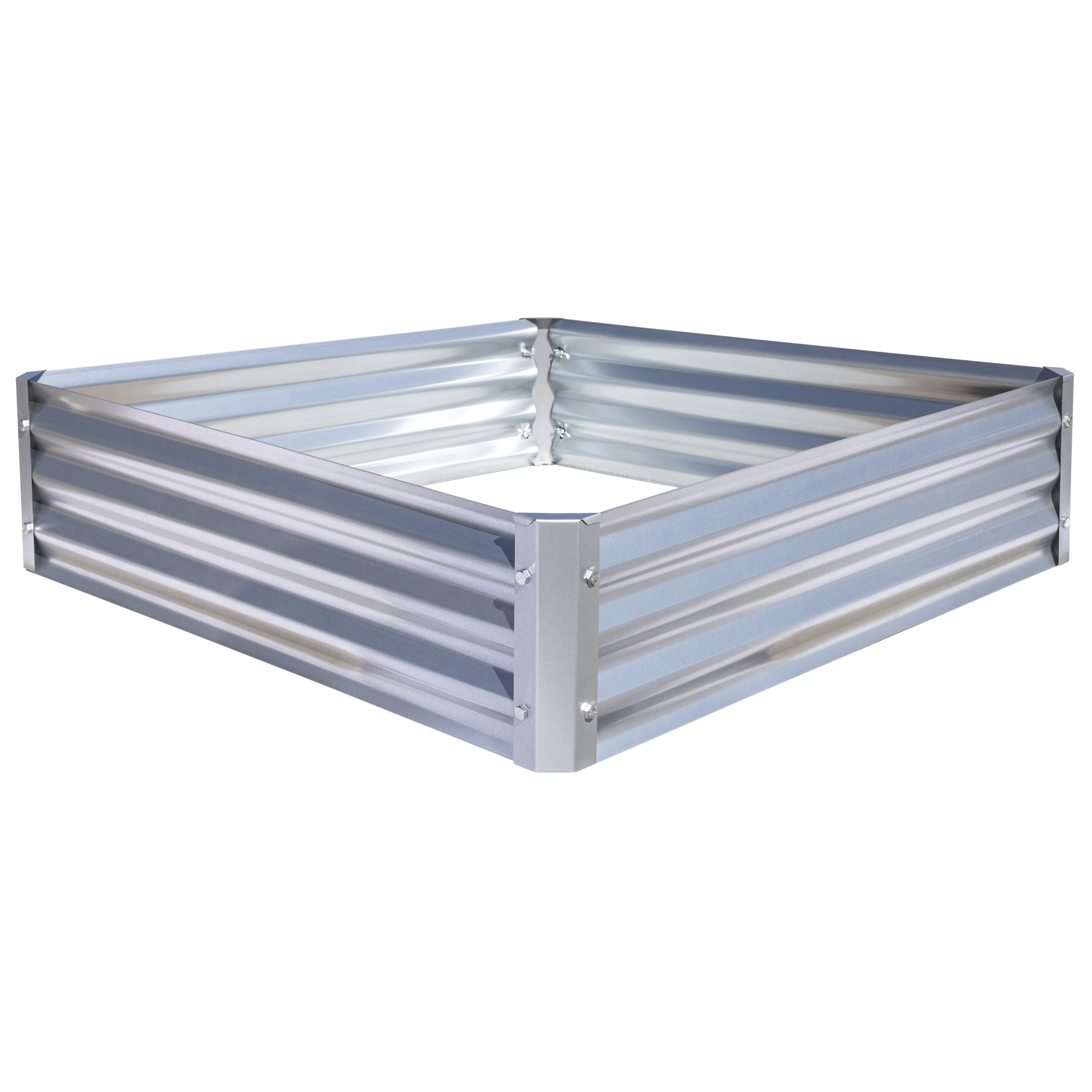 Arrow GROW IT 40 x 40 x 1 ft Galvanized Raised Bed Garden