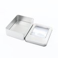 thumbnail image 1 of Caja de hierro para embalaje con ventana rectangular, accesorios y piezas, caja de hierro para embalaje general, caja de hojalata, 1 of 2