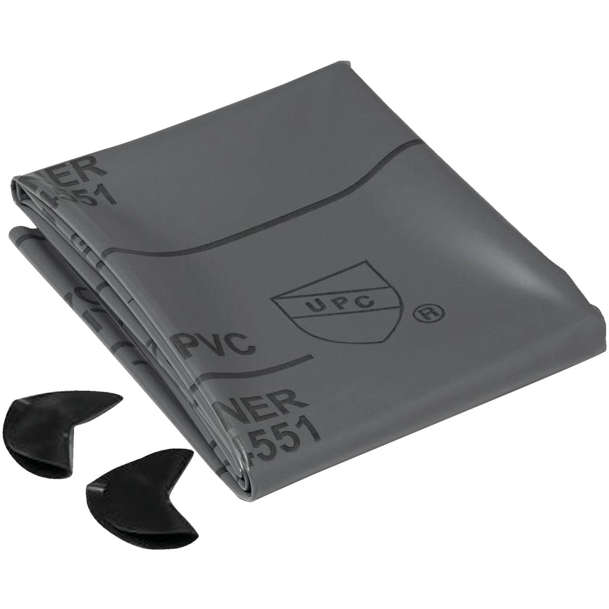 x 6 ft Dam Corners 40 mil Thick Flexible PVC Sheet Shower Pan Liner Kit 5 ft 