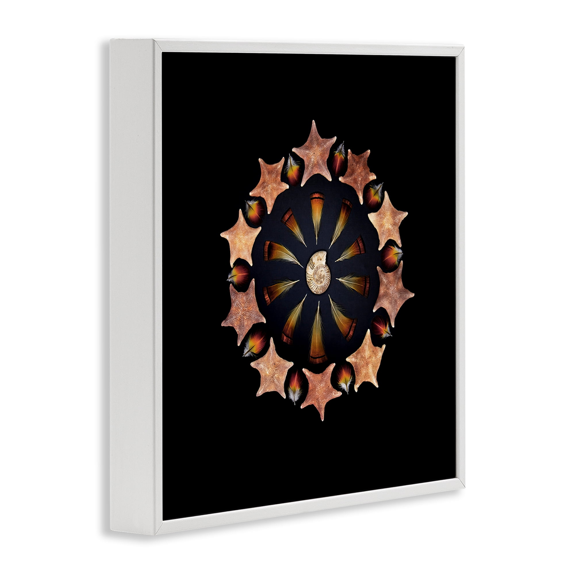 Stupell Industries Nautical Nature Arrangement White Framed Giclee Art, design by Beth Adoette
