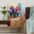 thumbnail image 5 of Qisvanset 12x16 Inch Framed Canvas Wall Art Watercolor Elephant Ready To Hang Animal Home Wall Decor, 5 of 8