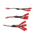 thumbnail image 2 of Ensemble de faisceau adaptateur parallèle JST Y rouge, installation simple, câble répartiteur JST Y pour Traxxas, 2 of 4