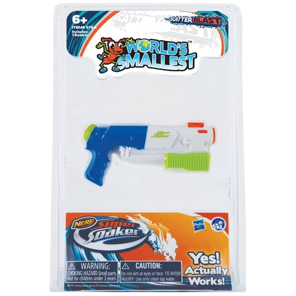 World’s Smallest Super Soaker Scatter Blast – Mini Water Blaster Toy That Actually Works