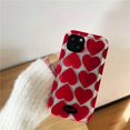 thumbnail image 4 of Cute Love Red Heart Coque Phone Case for Iphone 13 14 Pro Max 12 15 Pro Max 11 Shockproof Cover Bumper Capa for Women, 4 of 4