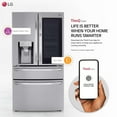 thumbnail image 3 of LG LRMVC2306S 23 Cu. Ft. Stainless French Door Smart Refrigerator, 3 of 6