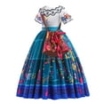 thumbnail image 5 of Kids Mirabel Costume Dress Girls Cosplay Outfit Princess Dress Up, 5 of 8