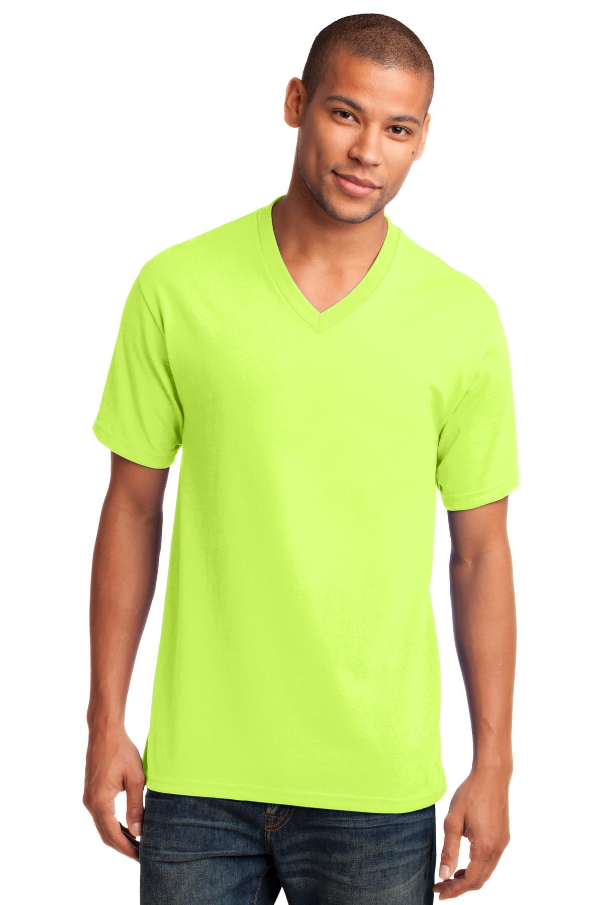 Fader fage pensum Skab Port & Company ® Core Cotton V-Neck Tee. PC54V - Walmart.com