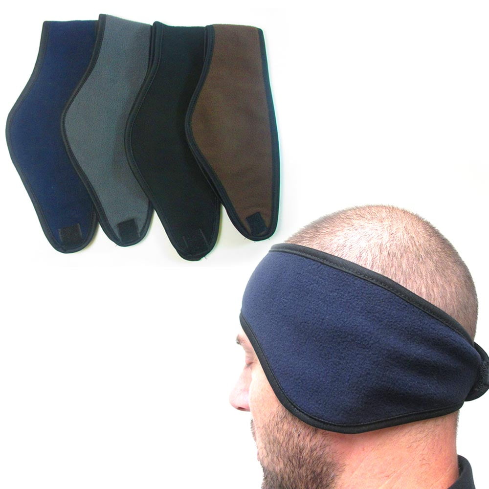 2pc Ear Cover Muff Warmer Winter Headband Fleece Earmuffs Wrap Soft