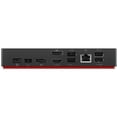 thumbnail image 3 of Lenovo ThinkPad Universal USB-C Smart Dock - for Notebook, Desktop PC - 96 W - USB Type C - 4K - 3840 x 2160 - 2 x USB 2.0 - USB Type-C - Network (RJ-45) - 1 x HDMI Ports - HDMI - 2 x DisplayPorts ..., 3 of 4