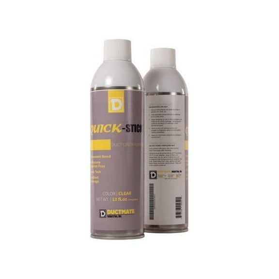 Ductmate Spray Adhesive,13 fl oz,Aerosol Can GRQUICKSTICKCAN13