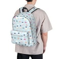thumbnail image 5 of Goofa Rabbit In The Rain Printed Backpack,Laptop Backpack,Durable Anti-Theft Travel Work Backpack,Water-resistant Backpack, 5 of 9