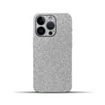thumbnail image 3 of IPG Compatible with iPhone 14 Pro Max Decorative Carbon Fiber Vinyl Back and Sides Full Protection Anti Scratch Skin Guard - 3D Surface - Easy to Install for 14 Pro Max (White Glitter), 3 of 5