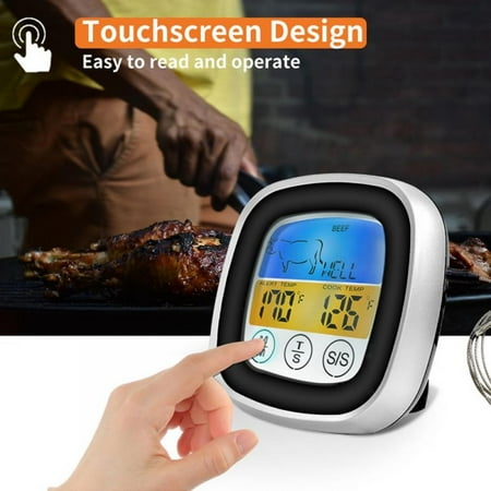 

Real Time Reading Digital Meat Thermometer LCD Display Probe for Cooking Oven BBQ Grill Kitchen Food