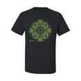 thumbnail image 2 of Wild Bobby, Colorful Celtic Style Knot Leaves, Men Graphic Tees, Black, Medium, 2 of 3